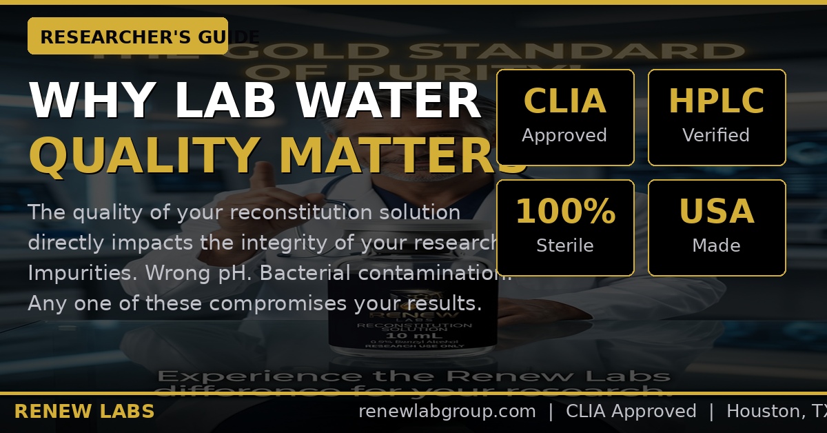lab water quality guide