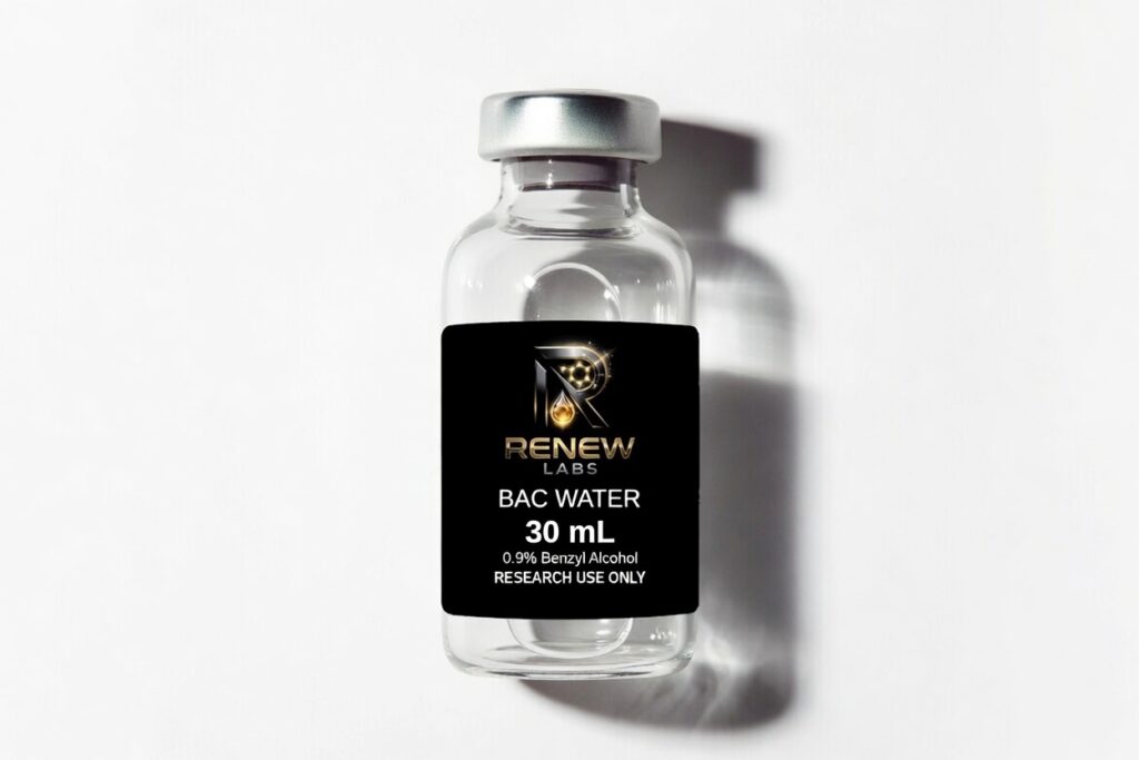 Bacteriostatic Water 30ml Single Vial - Research Use Only - Renew Labs Group