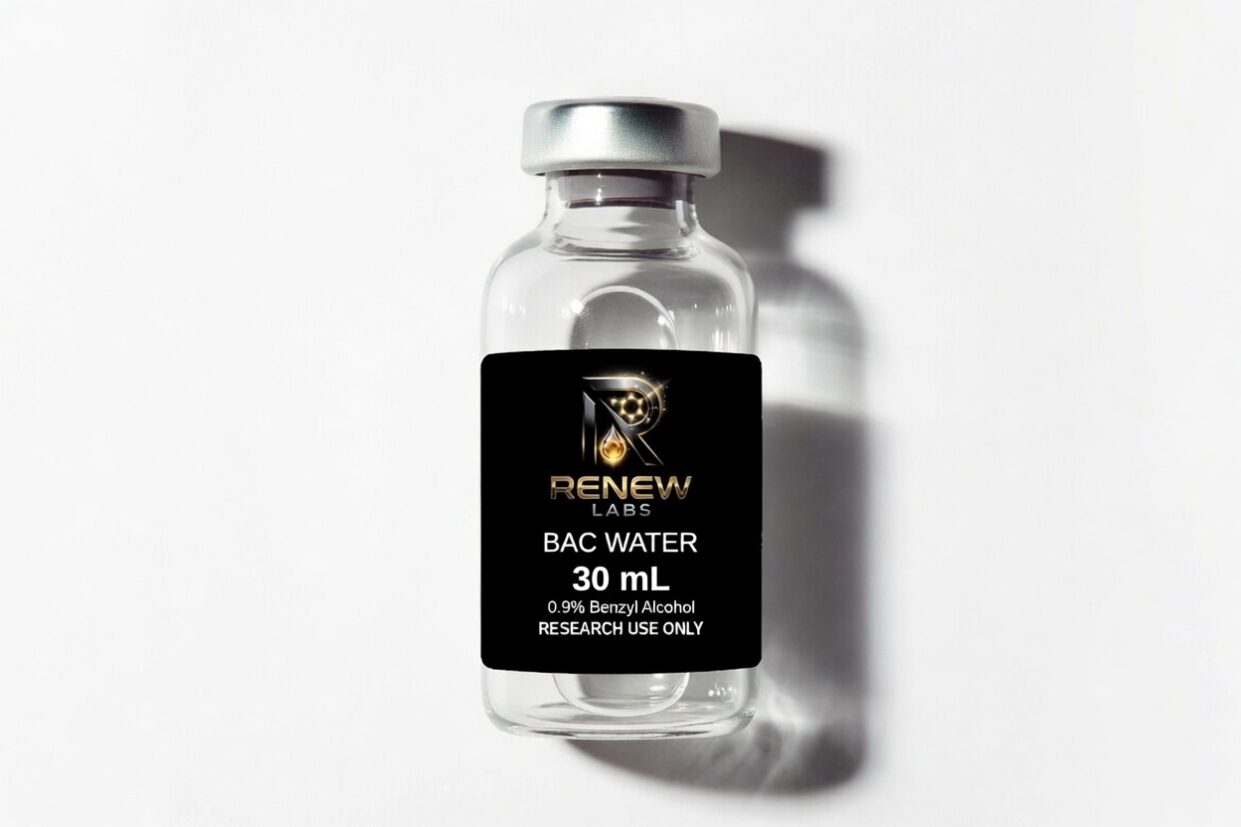 Bacteriostatic Water 50ml – 1 Pack Bacteriostatic Water 30ml Single Vial - Research Use Only - Renew Labs Group