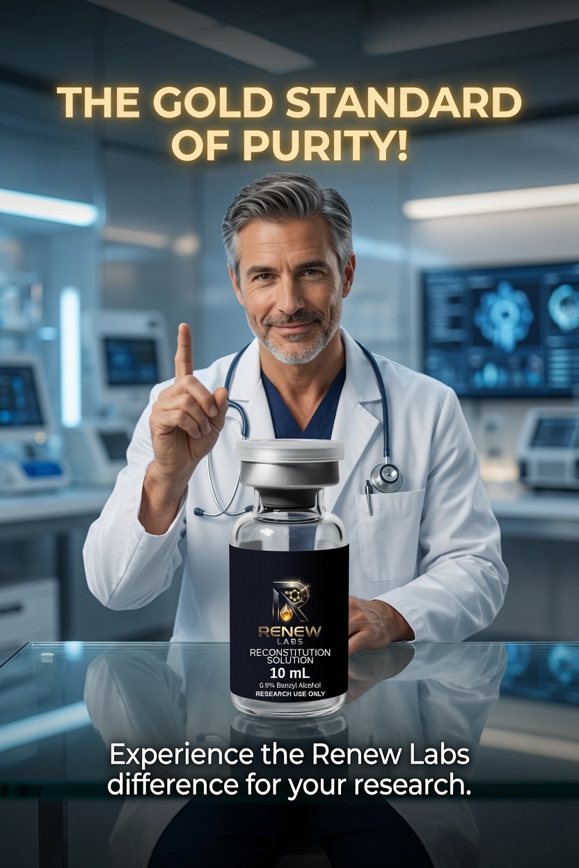 Renew Labs gold standard purity - HPLC tested bacteriostatic water - Houston TX