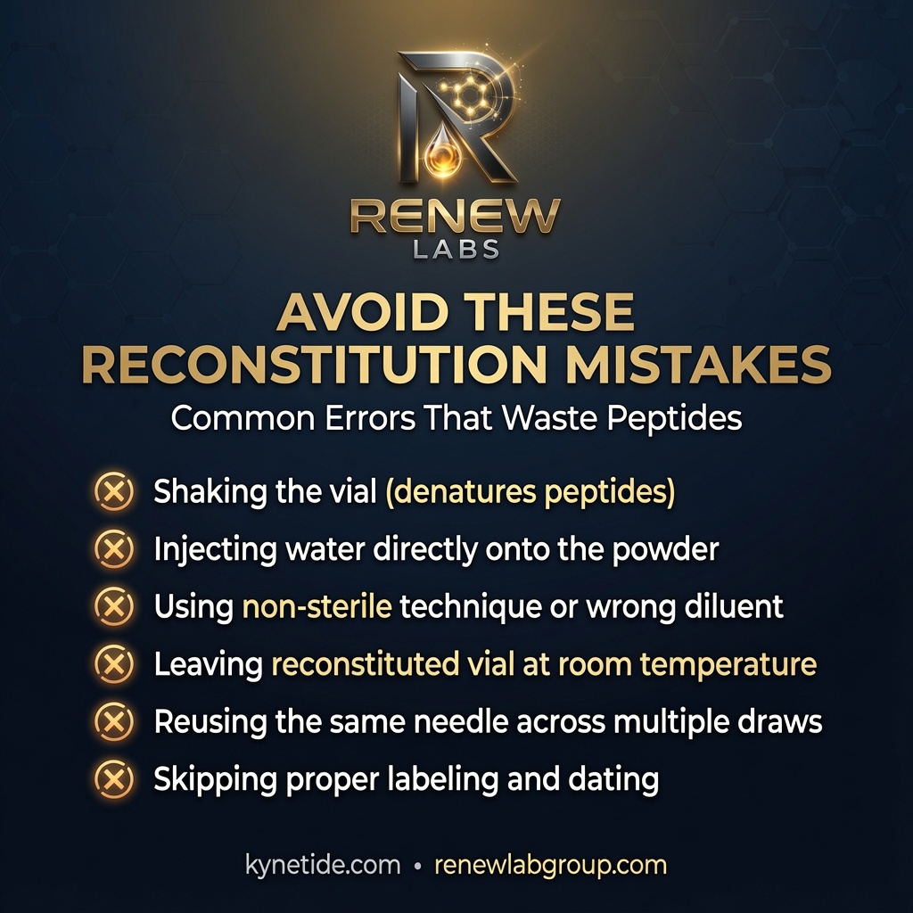 avoid reconstitution mistakes