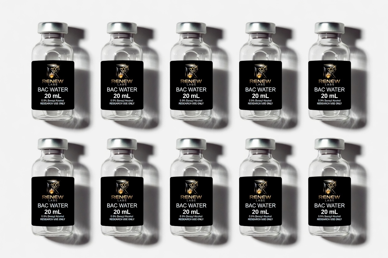 bac water 20ml 10pack Bacteriostatic Water 20ml 10 Pack vials - Renew Lab Group
