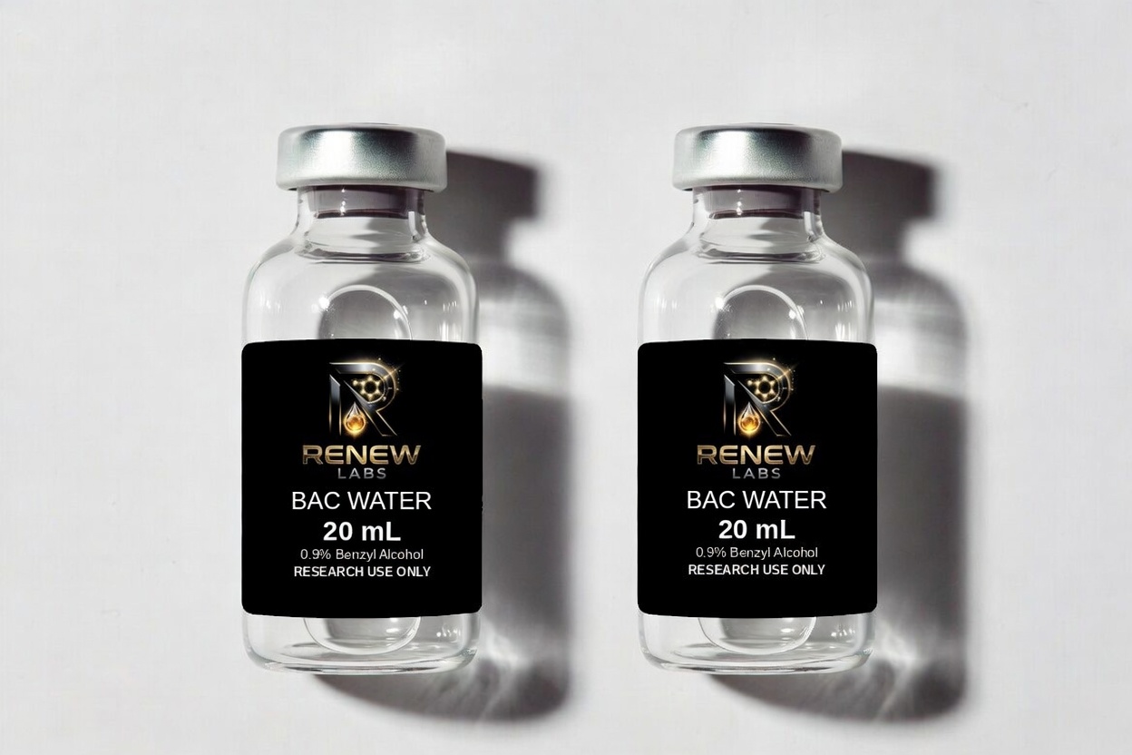 bac water 20ml 2pack Bacteriostatic Water 20ml 2-Pack vials - Renew Lab Group