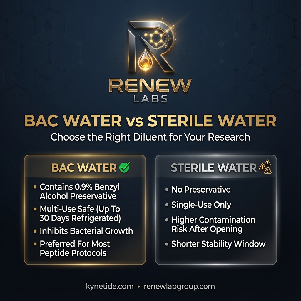bacwater vs sterile water