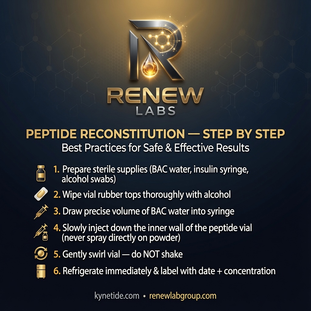 peptide reconstitution steps