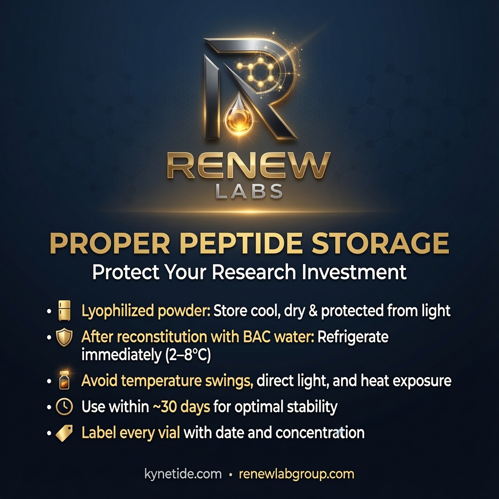 proper peptide storage