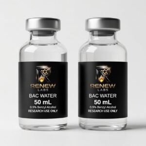 Bacteriostatic Water 50ml 2 Pack - Research Use Only - Renew Labs Group